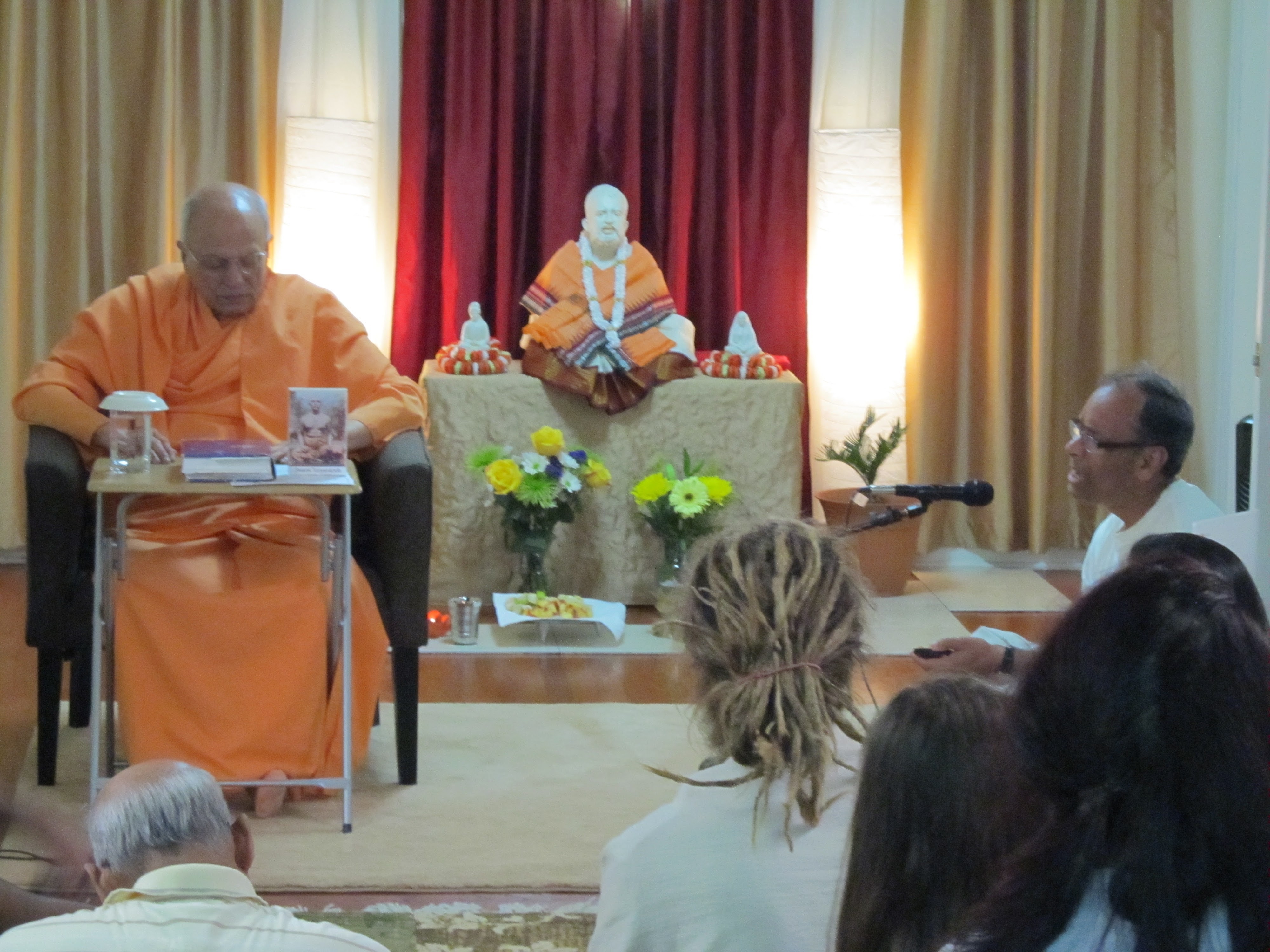 2015 Aug Swami Prapannananda's Visit