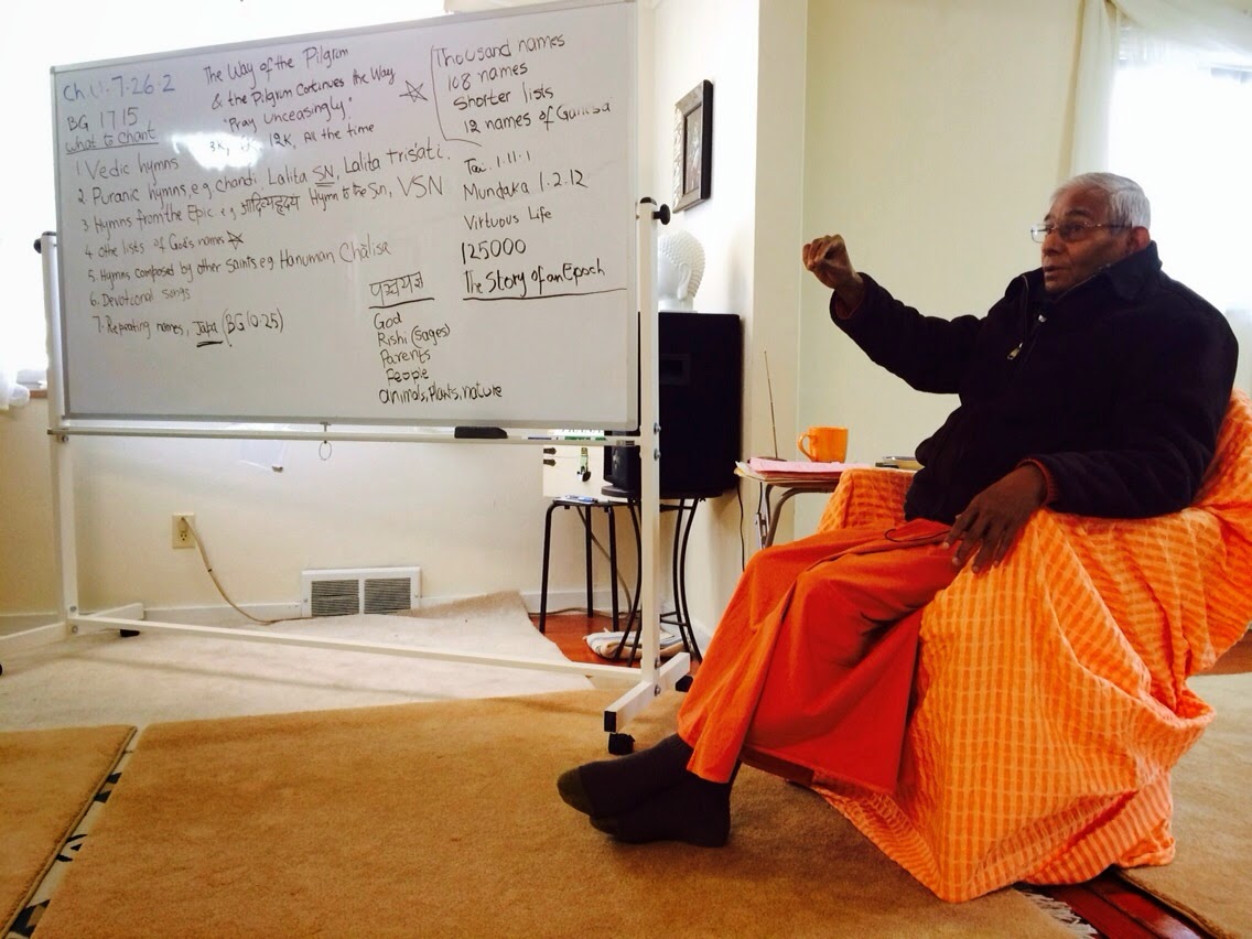 2015 Feb Swami Brahmarupananda's Visit