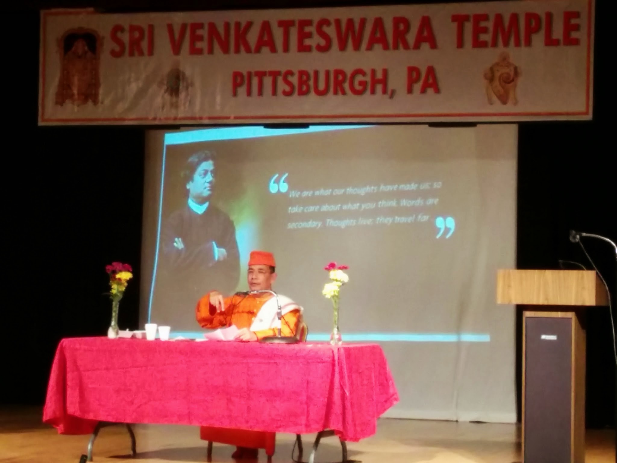 Swami Ishatmananda visit Mar2015 - 16 